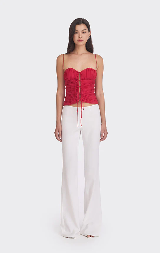 Cha Cha Bow Draped Mini Top - Image 6