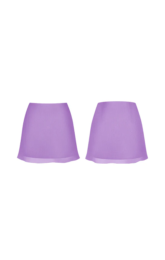Chiffon Mini Skirt - Image 17