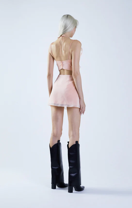 Chiffon Mini Skirt - Image 2