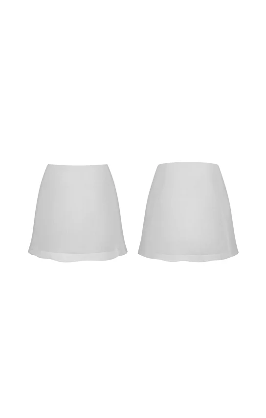 Chiffon Mini Skirt - Image 21