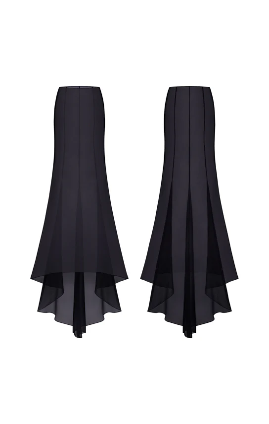 Classic Fishtail Maxi Skirt