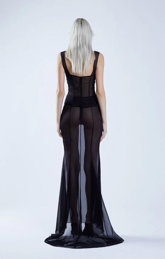 Classic Fishtail Maxi Skirt - Image 10