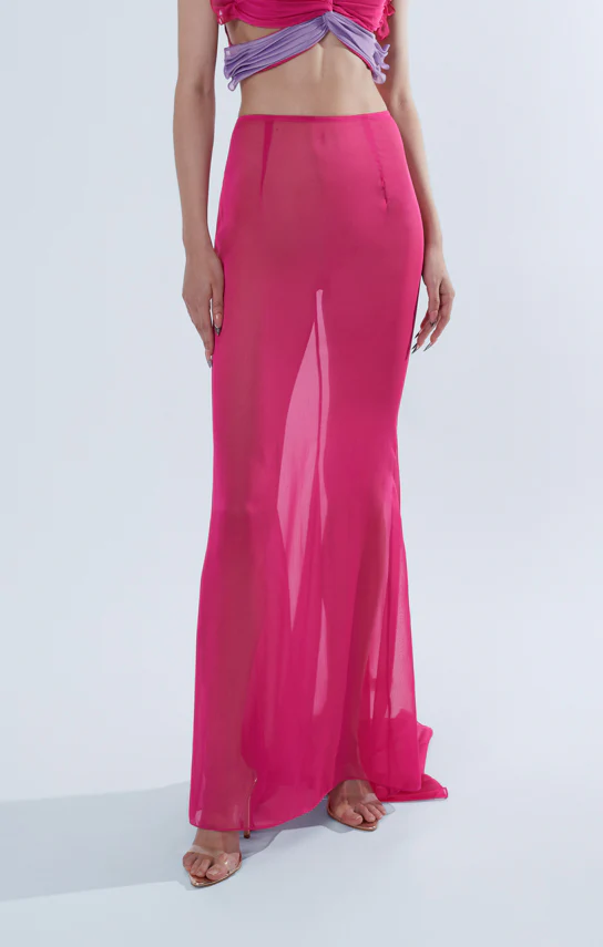 Classic Fishtail Maxi Skirt - Image 12