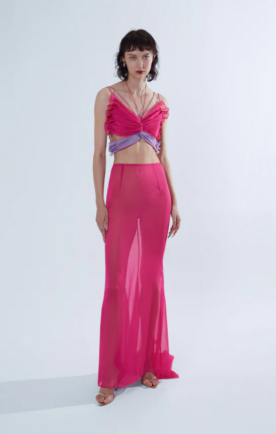Classic Fishtail Maxi Skirt - Image 13