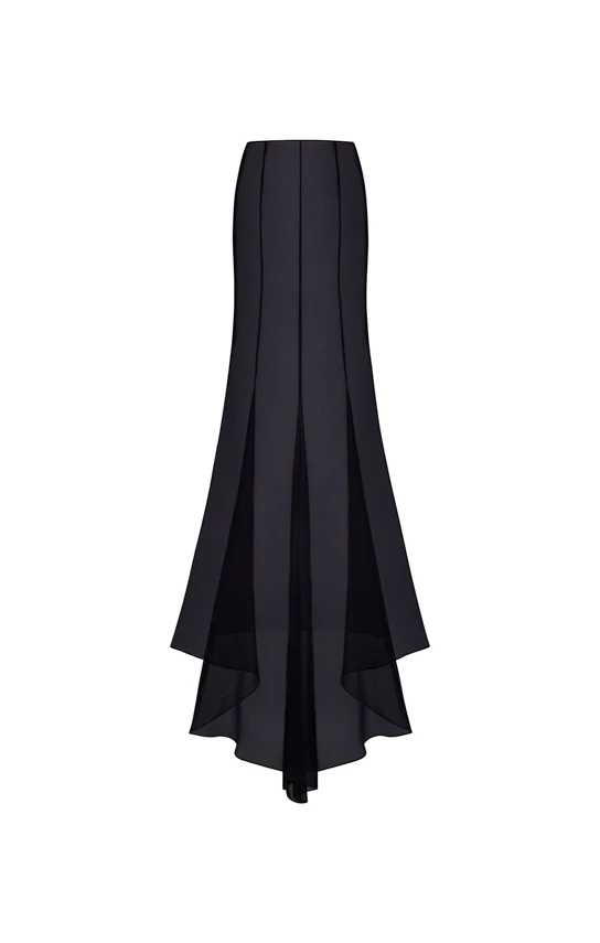 Classic Fishtail Maxi Skirt - Image 15