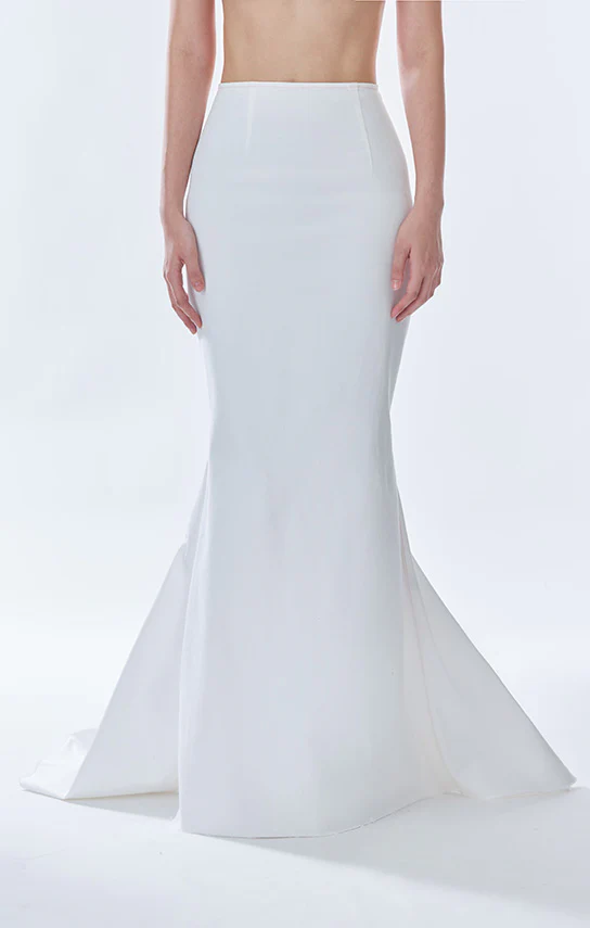 Classic Fishtail Maxi Skirt (Denim) - Image 6