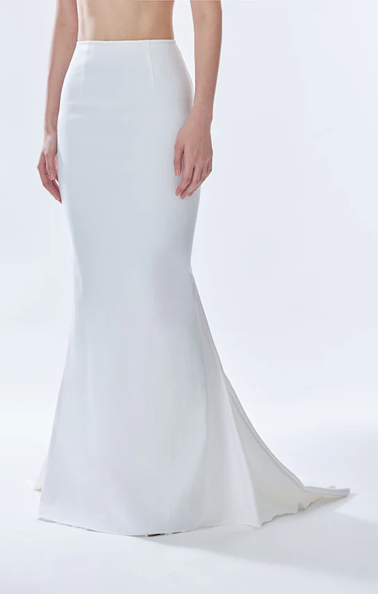 Classic Fishtail Maxi Skirt (Denim) - Image 8