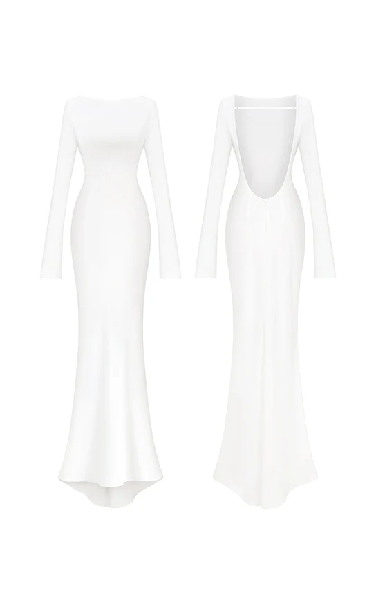 Classic Long Sleeve Dress - Image 8