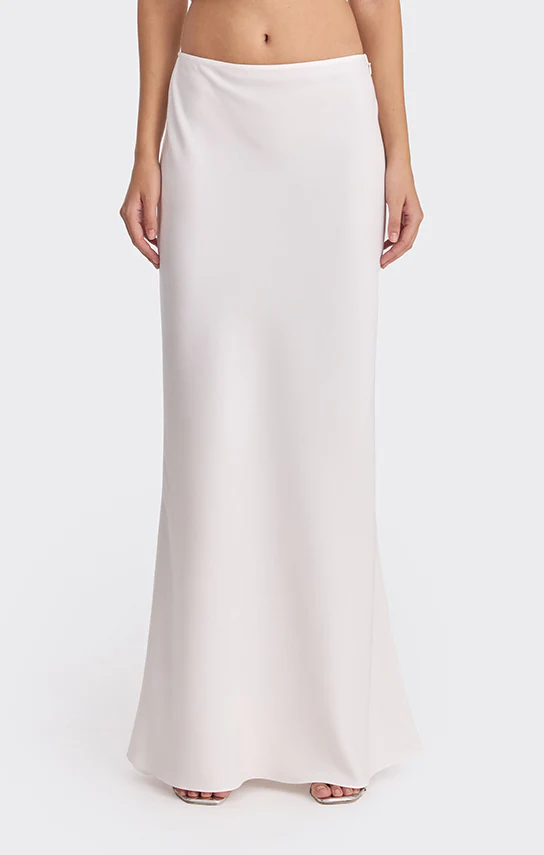 Classic Low Waist Maxi Skirt (Satin) - Image 10