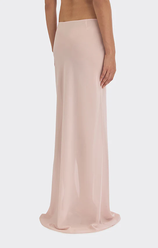 Classic Sheer Lace Maxi Skirt - Image 3