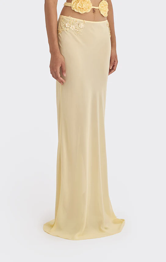 Classic Sheer Lace Maxi Skirt - Image 5