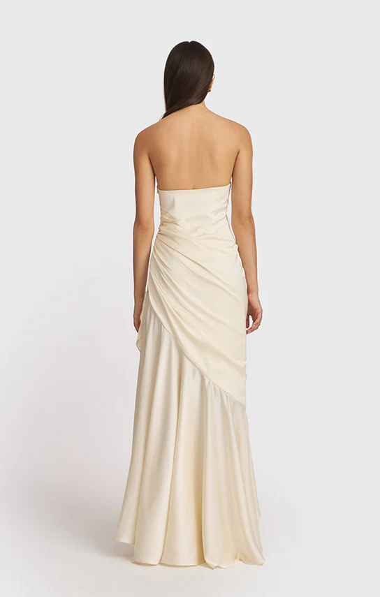 Corset Draped Dress - Image 11
