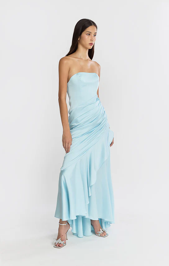 Corset Draped Dress - Image 17