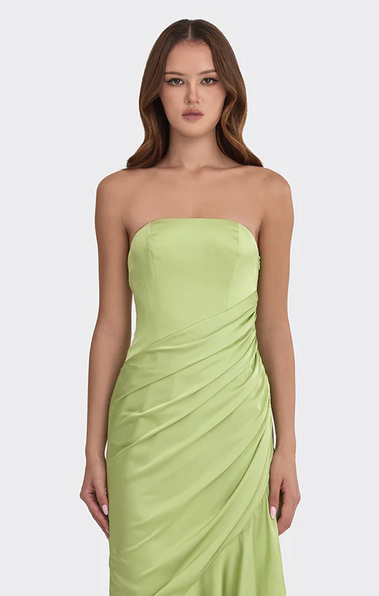 Corset Draped Dress - Image 21