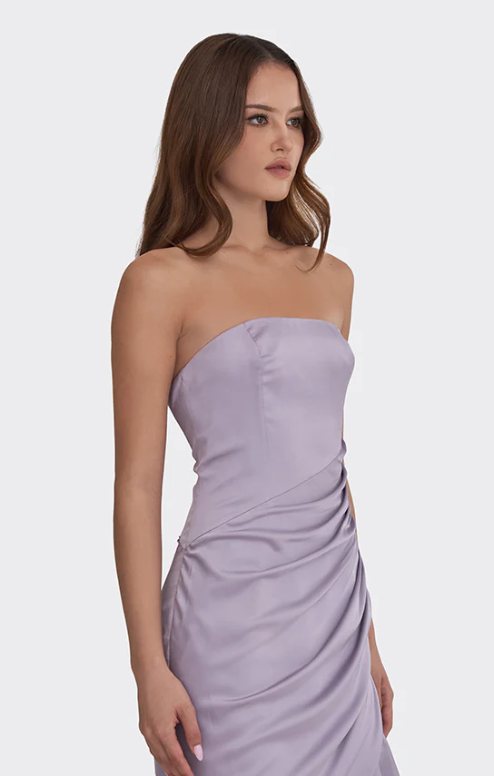 Corset Draped Dress - Image 28