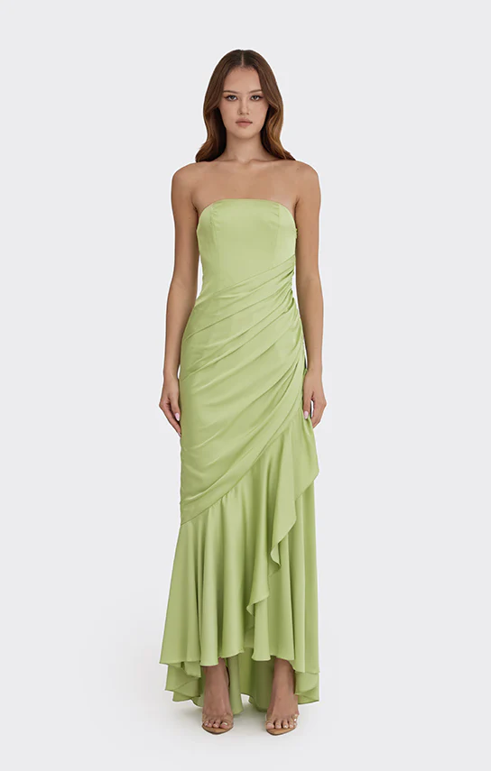 Corset Draped Dress - Image 5