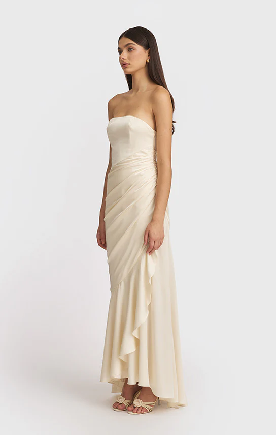 Corset Draped Dress - Image 9