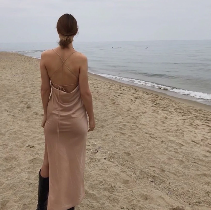 Cowl Back Dress - Image 10
