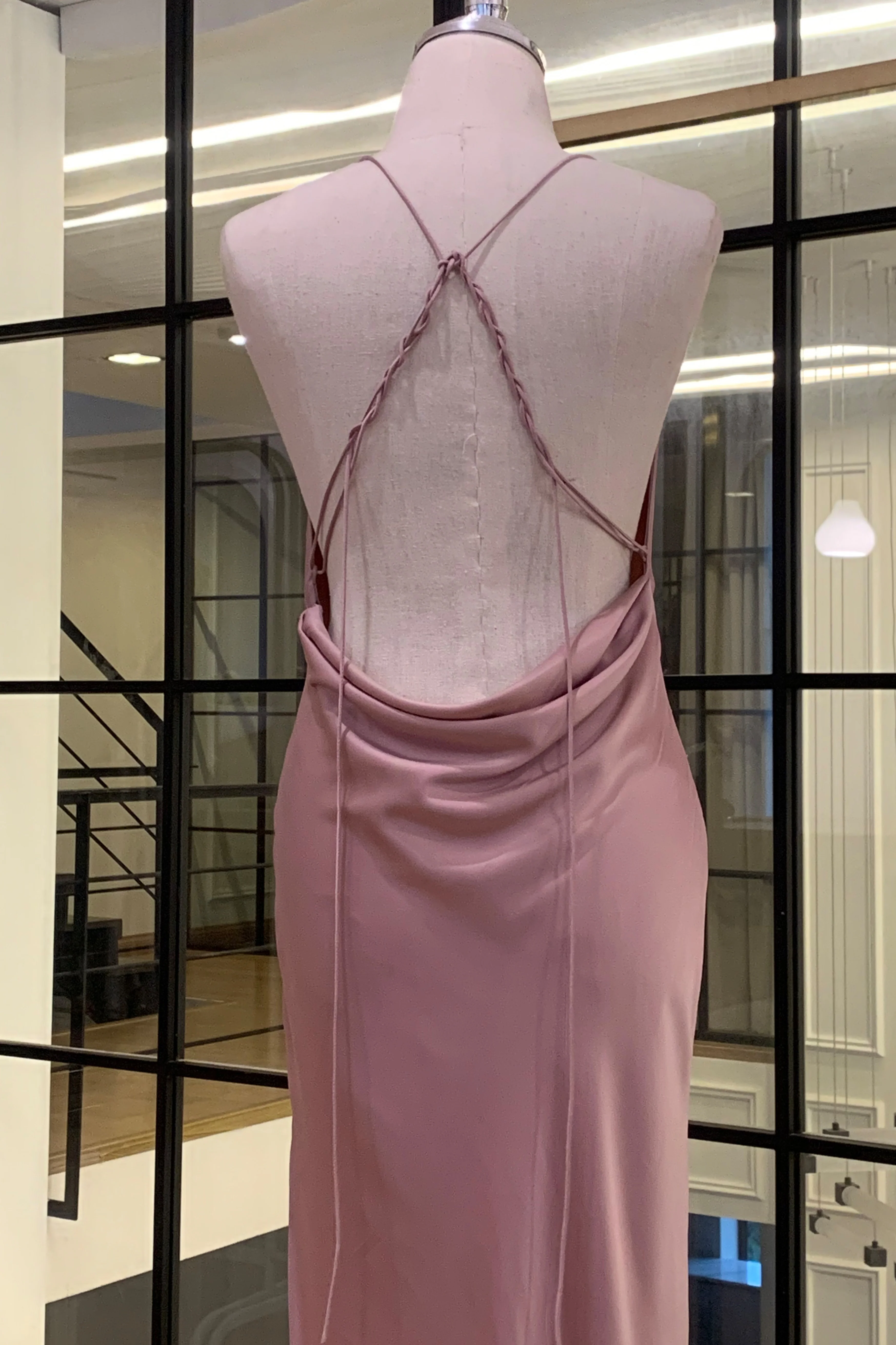 Cowl Back Dress - Image 9