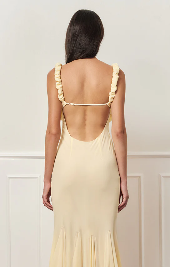 Croissant Maxi Slip Dress - Image 11