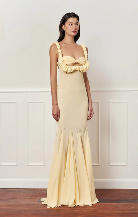Croissant Maxi Slip Dress - Image 9