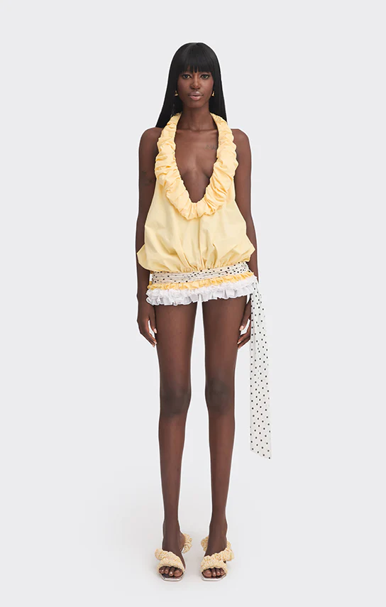 Croissant Mini Dress