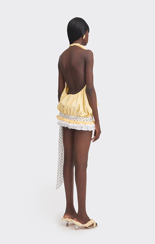 Croissant Mini Dress - Image 10