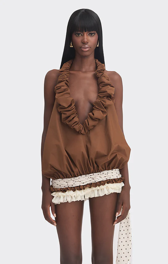 Croissant Mini Dress - Image 4