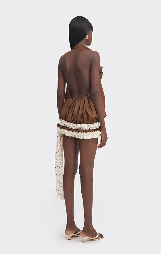 Croissant Mini Dress - Image 6
