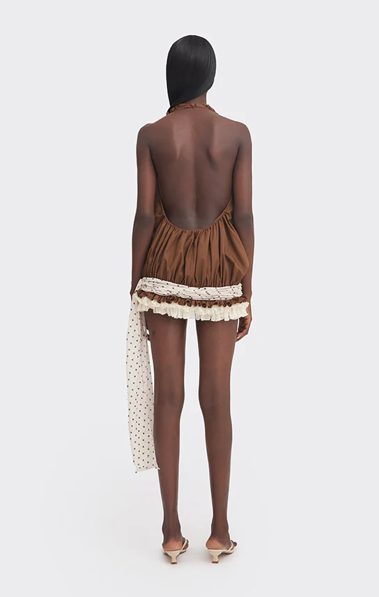 Croissant Mini Dress - Image 7