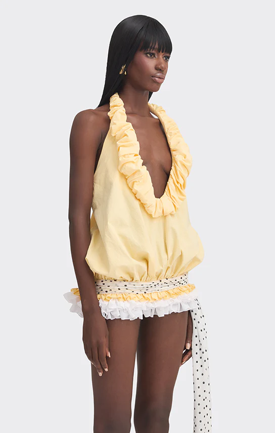 Croissant Mini Dress - Image 9