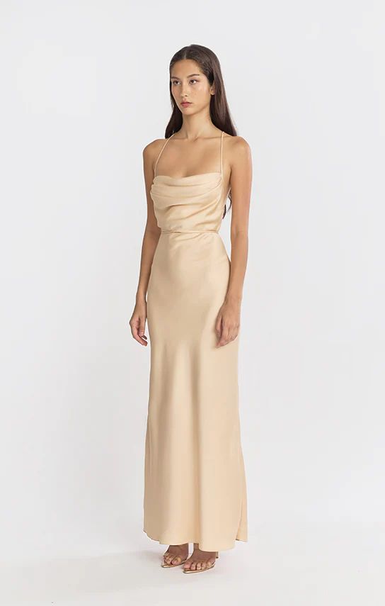 Cross Cowl Dress - Image 3