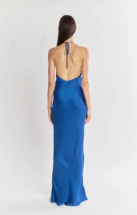 Halter Bias Maxi Slip Dress - Image 20