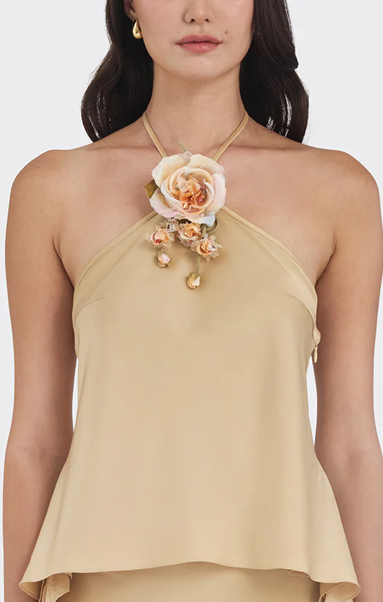 Halter Floral Mini Top - Image 12