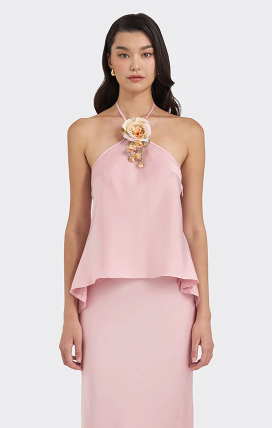 Halter Floral Mini Top - Image 3