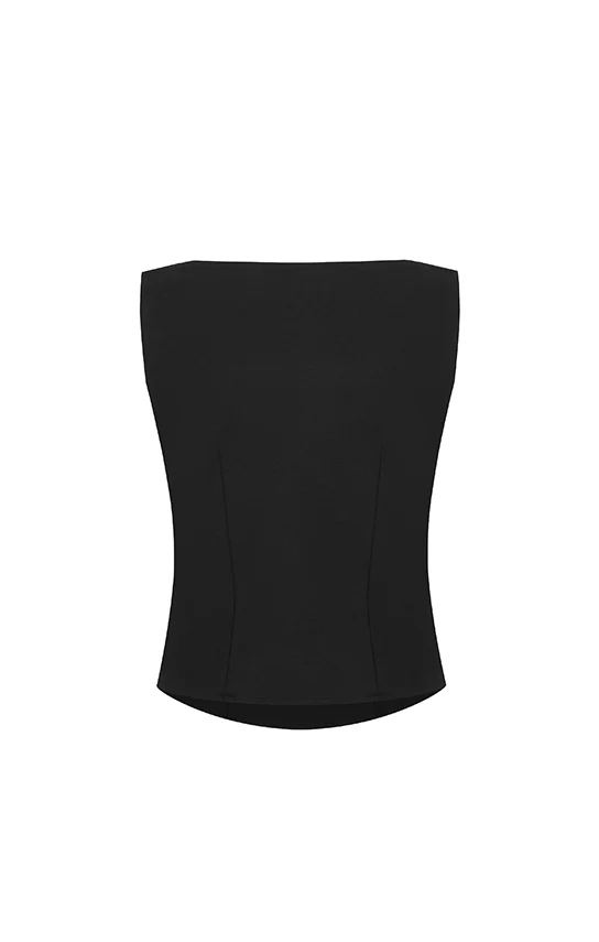 Jersey Boat-Neck Top - Image 12