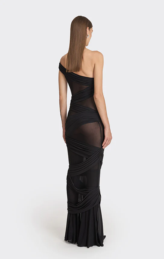 Jersey Wrap Maxi Dress - Image 5