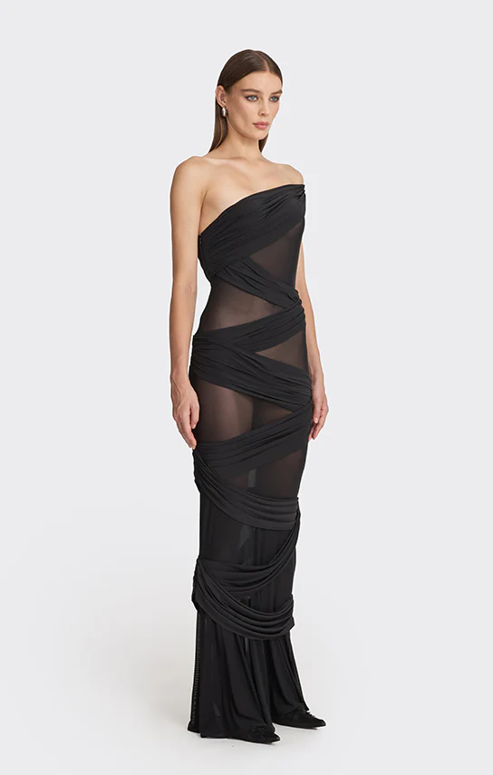 Jersey Wrap Maxi Dress - Image 6