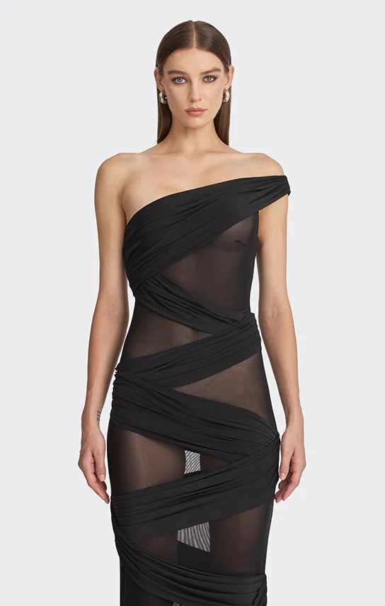 Jersey Wrap Maxi Dress - Image 7