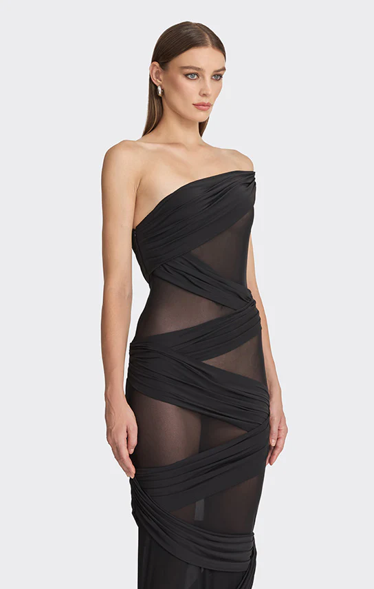 Jersey Wrap Maxi Dress - Image 9