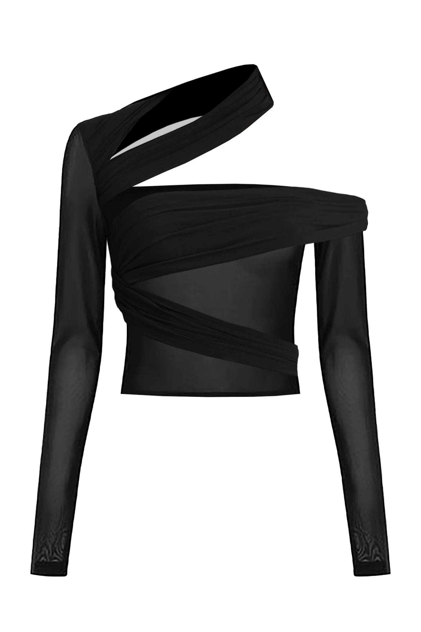 Jersey Wrap Top - Image 2