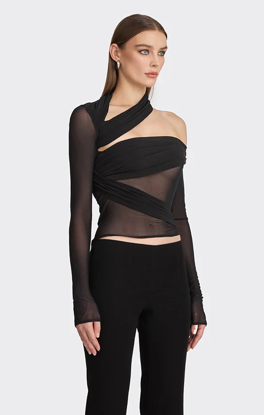 Jersey Wrap Top - Image 5
