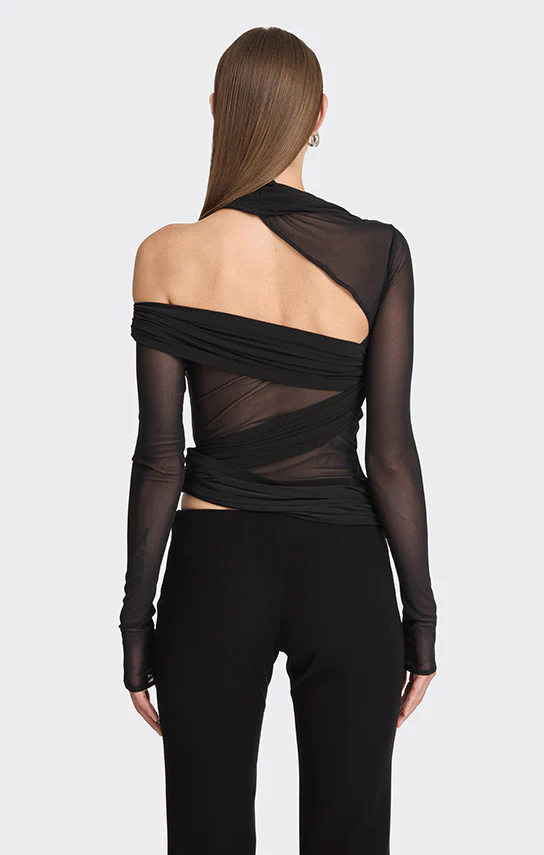 Jersey Wrap Top - Image 6