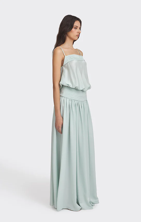 Kaia Satin Maxi Dress - Image 3