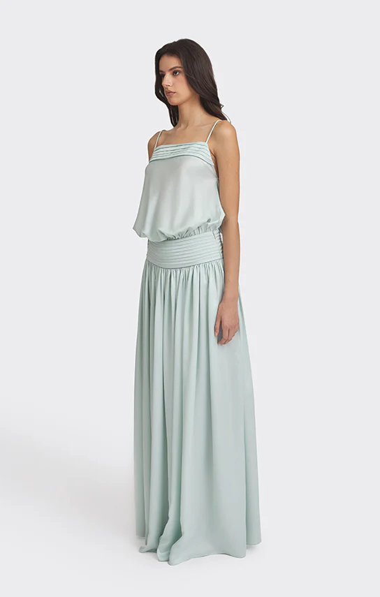 Kaia Satin Maxi Dress - Image 8