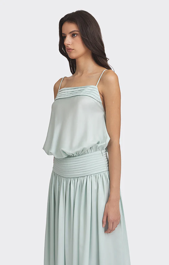 Kaia Satin Maxi Dress - Image 9