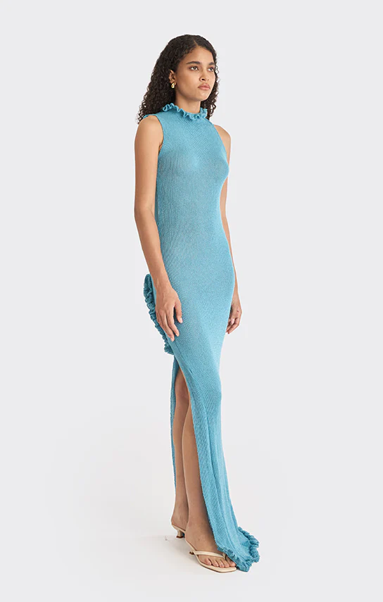 Knit Low-Back Maxi Dress - Image 7
