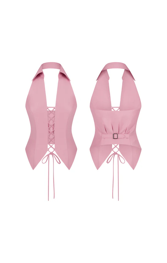 Leona Lace Up Sleeveless Suit - Image 13