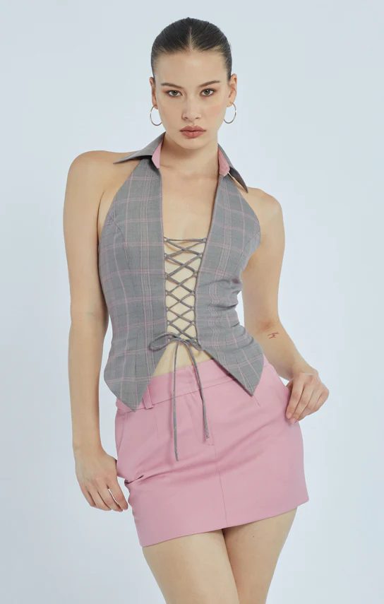 Leona Lace Up Sleeveless Suit - Image 14