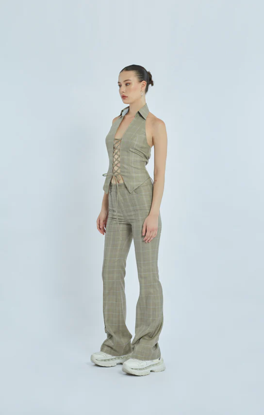 Leona Lace Up Sleeveless Suit - Image 19